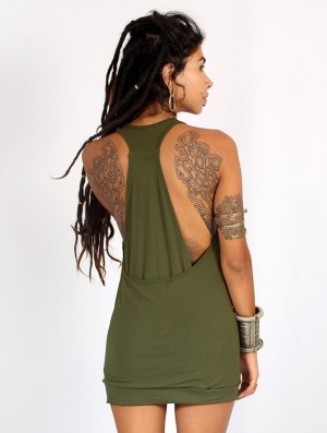 Toonzshop Bröna Tank Top Trikó Női Zöld | ACETKBV-53