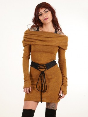 Toonzshop Mori Crochet Lace Belt Öv Női Fekete | CVWNRSH-42
