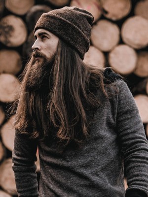 Toonzshop Sükk Dreadlocks Big Beanie Télisapka Férfi Barna | LTQFKPZ-57
